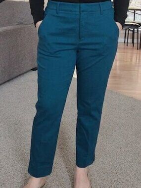 NWT Level 99 sz 33 Francis Straight Leg Blue Ankle Pants
